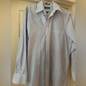 Chaps Blue Striped Men's Shirt